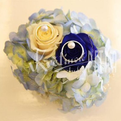 Dekorace na snubní prstýnky č. 4