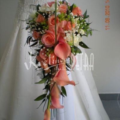 Svatební kytice převislá č. 371