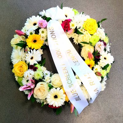 Smuteční věnec vypichovaný č. 18