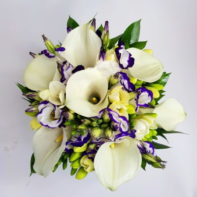 Bukiet ślubny z lilii kalii nr 429