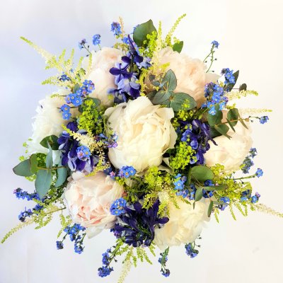 Bukiet ślubny z piwonii nr 468