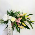 Smuteční kytice z lilií č. 20