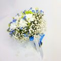 Bukiet ślubny z niezapominajek nr 559