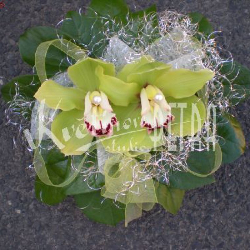 Dekorace na snubní prstýnky č. 3