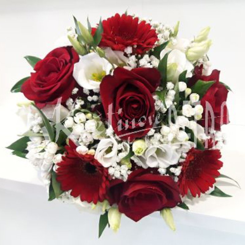 Bukiet ślubny okrągły nr 281