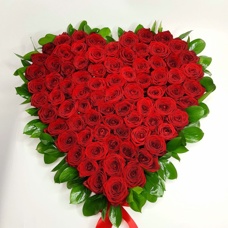 Srdce červených ruží Jana