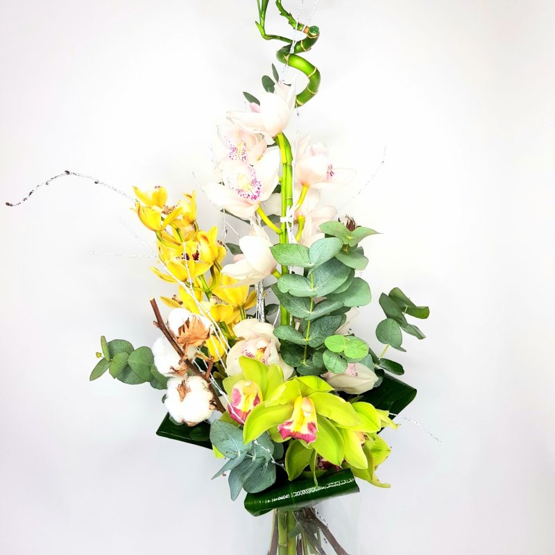 Blumenstrauß aus Orchideen Sotira