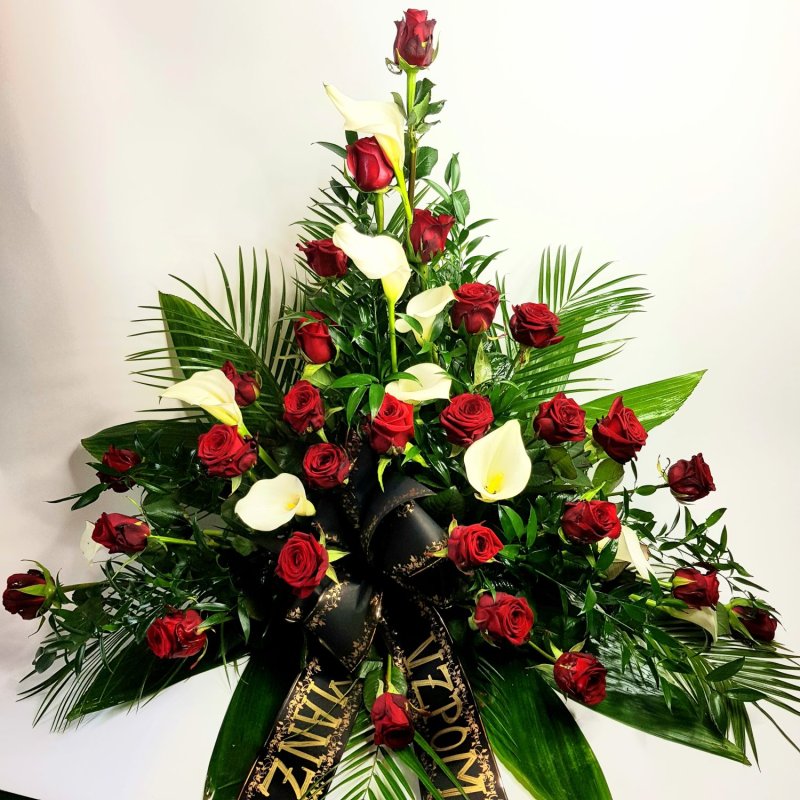 Trauerstrauß durchbohrt Nr. 55