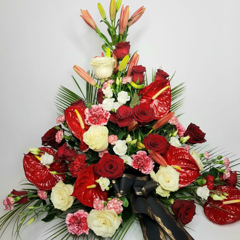 Trauerstrauß durchbohrt Nr. 54