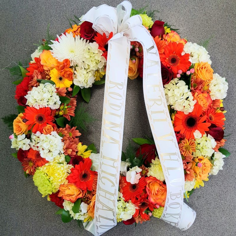 Funeral wreath pierced No. 29