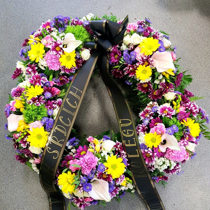 Pohrebný veniec prepichnutý č. 41