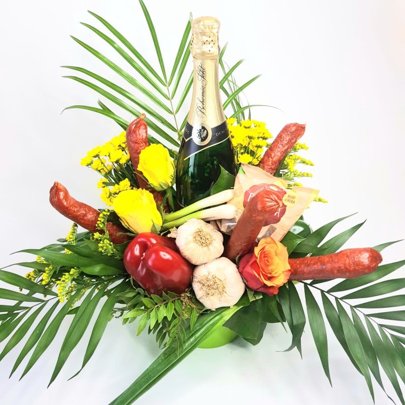 Aranžmá se šampaňským Dominik