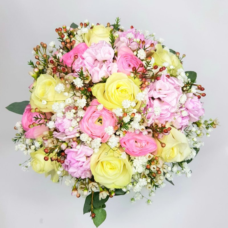 Bukiet ślubny okrągły nr 503